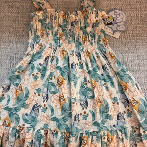 Bluey-Bingo 4T Sleeveless Dress, New with Tags